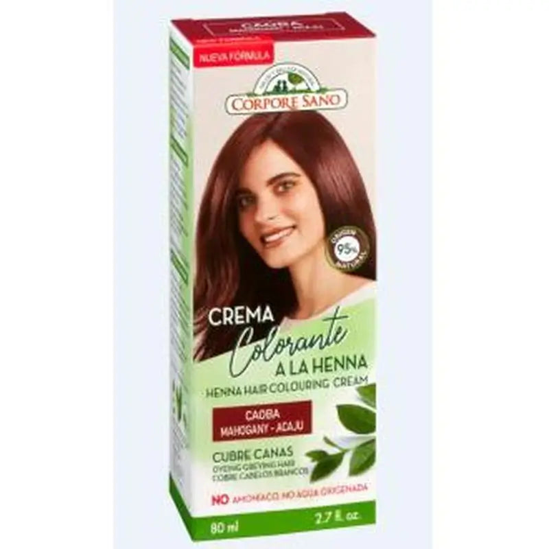 Corpore Sano Henna Mahogany Colouring Cream 80Ml.