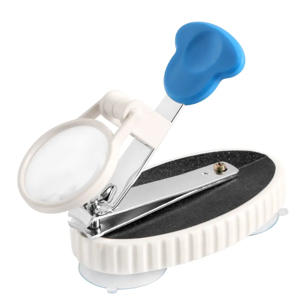 selbstklebender Nagelknipser mit Lupe
