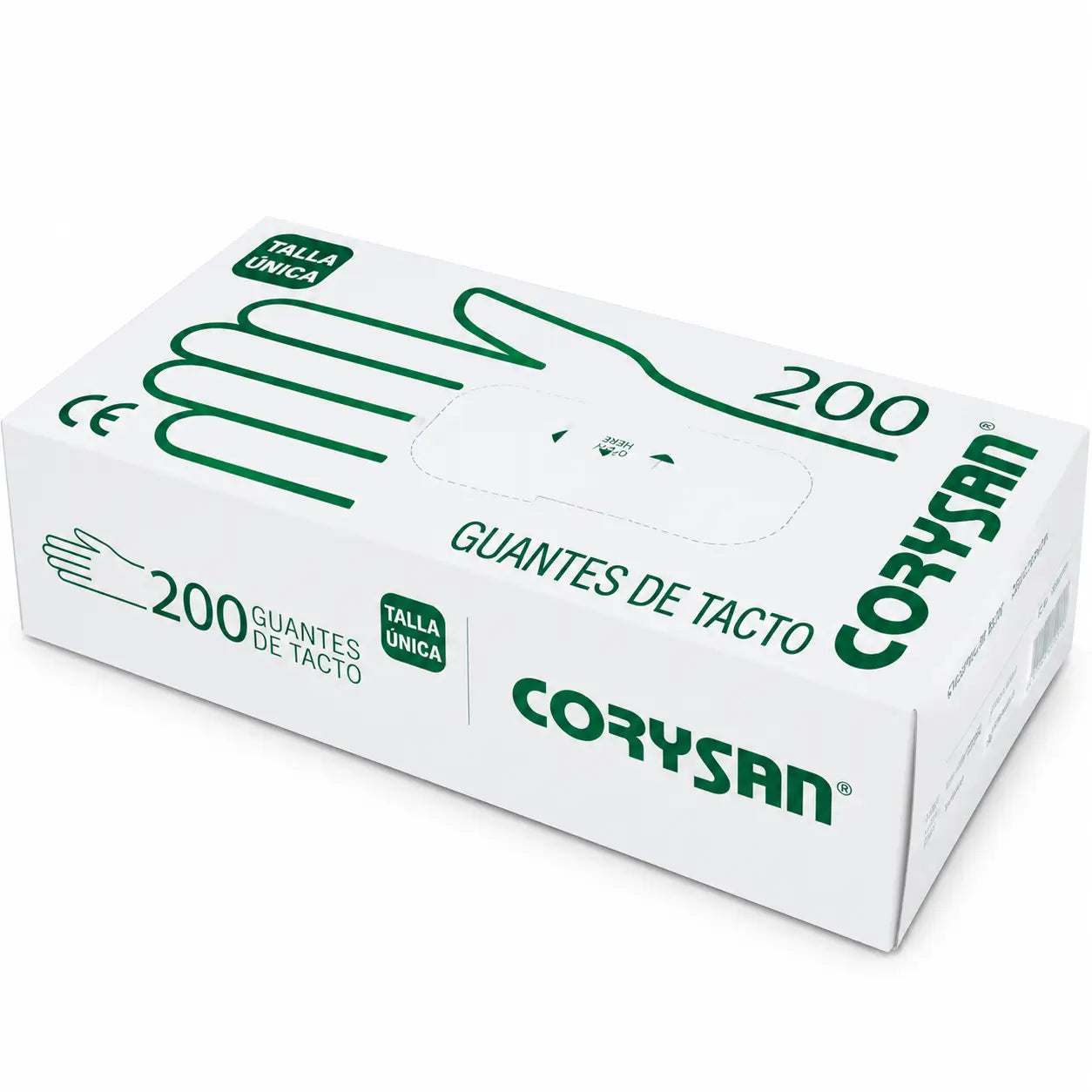 Corysan Kunststoff-Tasthandschuhe, 200 Stück
