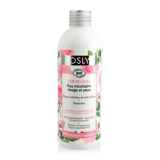 Coslys Reinigendes mizellares Make-up-Entfernungswasser für trockene und empfindliche Haut mit Rosen, 200 ml