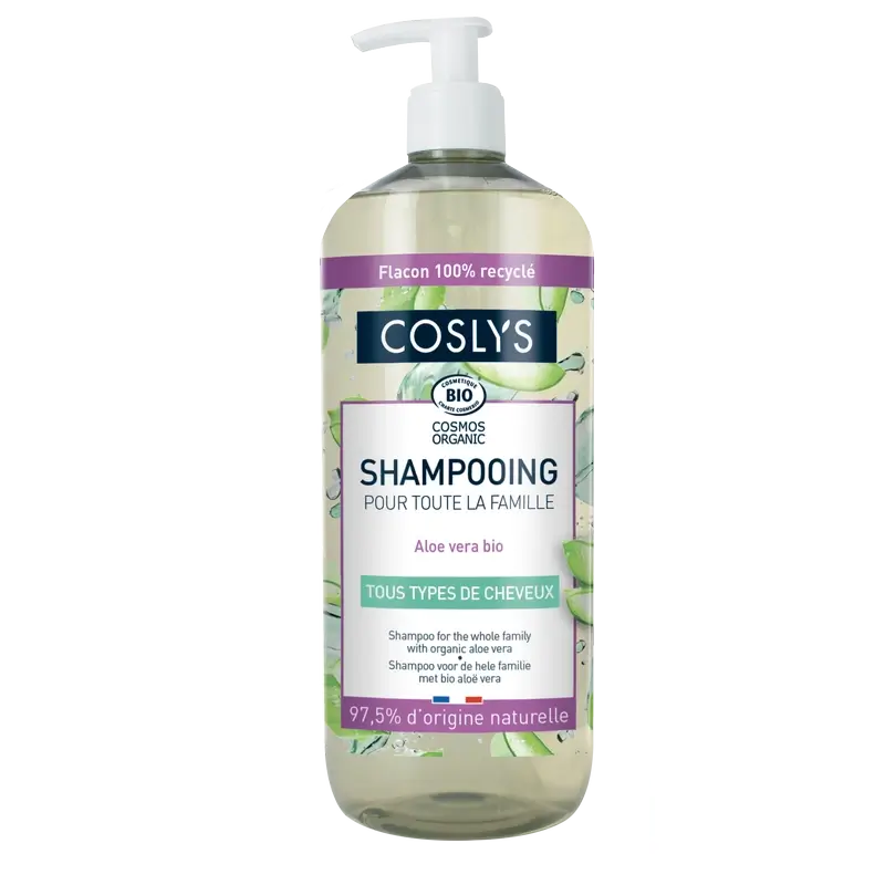 Coslys Shampoo für die ganze Familie mit Aloe Vera, 1000 ml