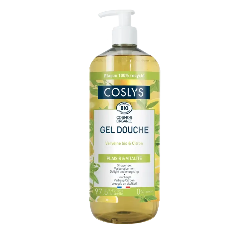 Coslys Shower Gel Lemon Verbena Coslys 1L, 1000 ml