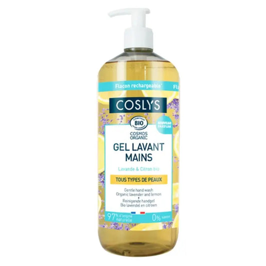 Coslys Bio Flüssighandseife Gel mit Zitrone, 1000 ml