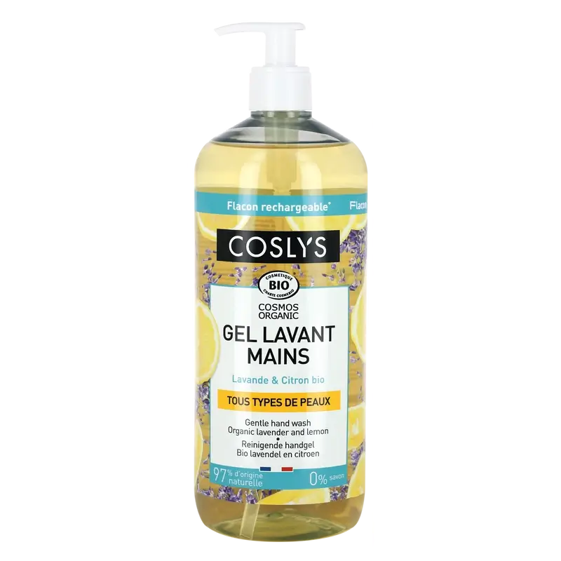 Coslys Bio-Flüssighandseife mit Zitrone, 350 ml