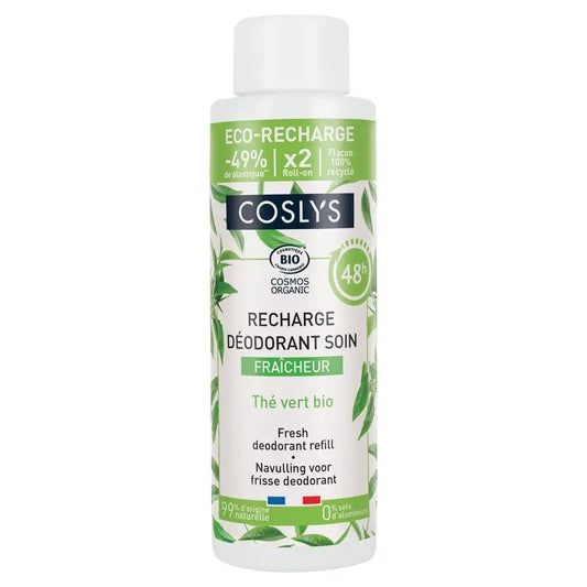 Coslys Refill Frische Deodorant (Grüner Tee + Aloe Vera), 500 ml