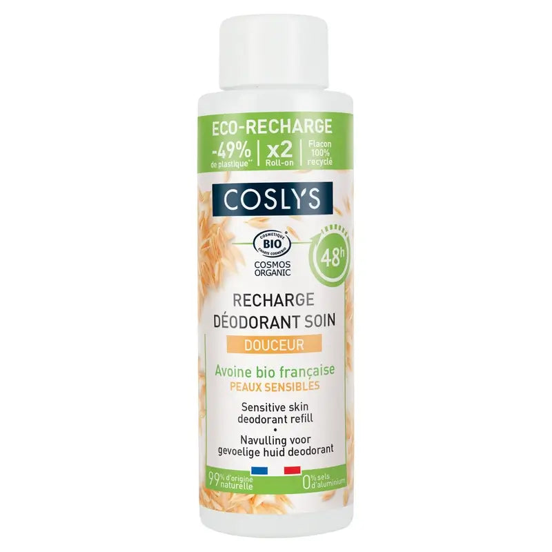 Coslys Gentle Care Gentle Care Deodorant Nachfüllpackung (Haferflocken), 100 ml