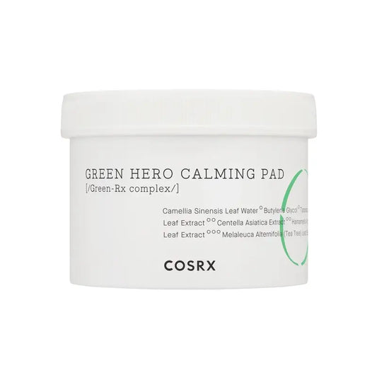 Cosrx One Step Green Hero Beruhigungsscheiben, 70 Stück.