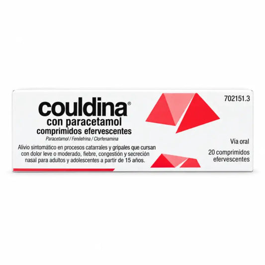 Couldine mit Paracetamol 20 Brausetabletten