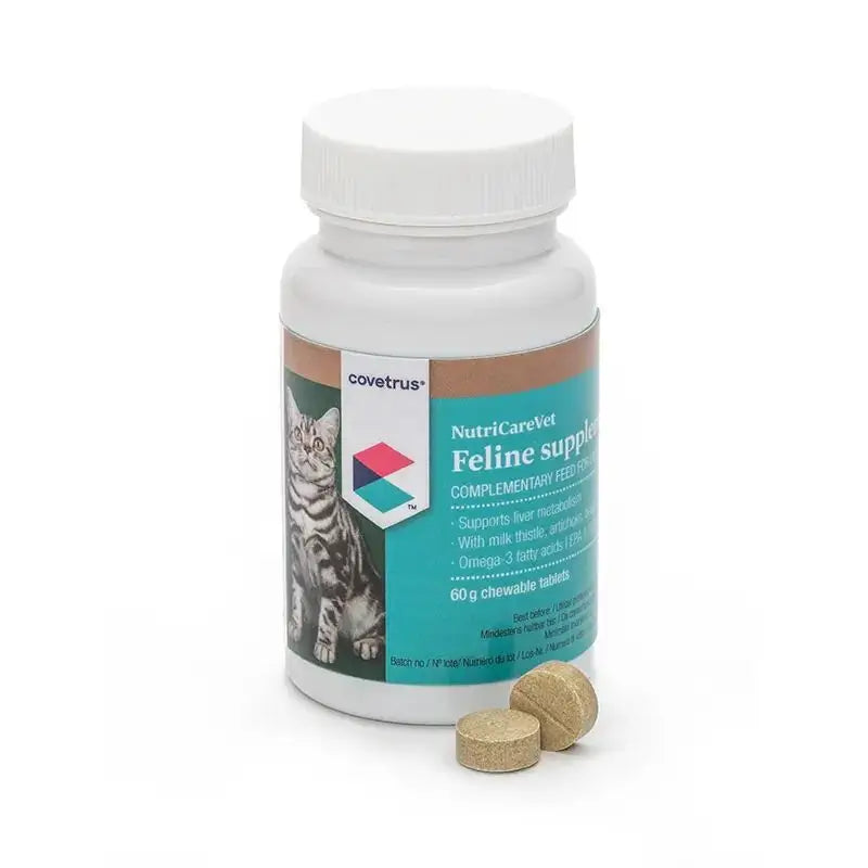Covetrus Nutricarevet Leberergänzung für Katzen, 80Cpd