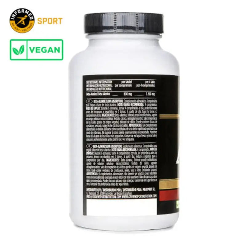 Crown Sport Nutrition Beta Alanin langsame Absorption , 120 (30 Portionen)