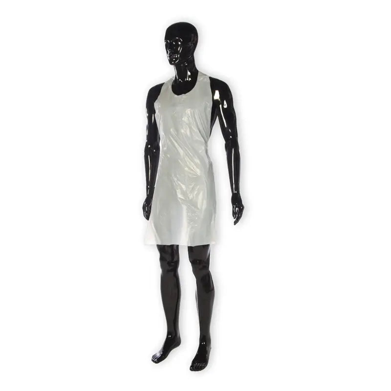 Cuatrogasa Polyethylen-Schürze Weiß, 100 Stück