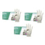 Cuatrogasa Latex Puderfreie Handschuhe Weiß Größe S, 3X100 Stück