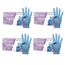 Cuatrogasa Dermolite Puderfreie Nitrilhandschuhe Blau Größe S, 4X100 Stück