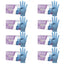 Cuatrogasa Dermolite Powder Free Nitril Handschuhe Blau Größe Xl, 8X100 Einheiten