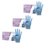 Cuatrogasa Dermolite Puderfreie Nitrilhandschuhe Blau Größe Xs, 3X100 Stück