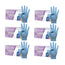Cuatrogasa Dermolite Puderfreie Nitrilhandschuhe Blau Größe Xs, 6X100 Stück