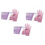 Cuatrogasa Dermolite Puderfreie Nitril-Handschuhe Rosa Größe S, 3X100 Stück