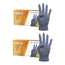 Cuatrogasa Puderfreie Vinyl-Handschuhe Blau Größe L, 2X100 Stück