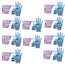 Cuatrogasa Puderfreie Vinyl Handschuhe Blau Größe M, 10X100 Stück