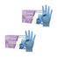 Cuatrogasa Puderfreie Vinyl Handschuhe Blau Größe M, 2X100 Stück