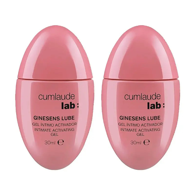 Cumlaude Lab Duplo Ginesens Stimulierendes Gleitmittel mit wärmendem Effekt, 2 x 30 ml