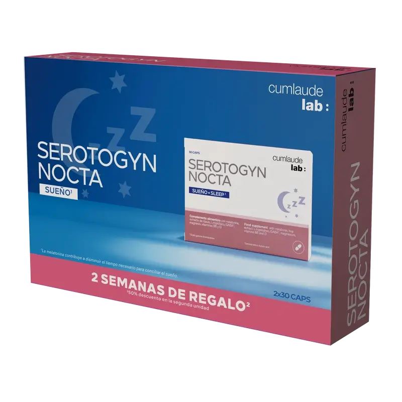 Cumlaude Lab Duplo Serotogyn Nocta 2A Ud 50%, 30 Kapseln + 30 Kapseln