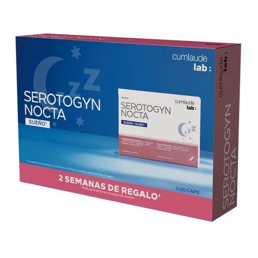 Cumlaude Lab Duplo Serotogyn Nocta 2A Ud 50%, 30 Kapseln + 30 Kapseln