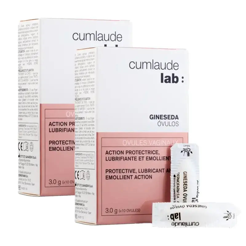 Cumlaude Lab Gineseda Vaginal-Schutz-Eizellen, Packung mit 2 x 10 Stück