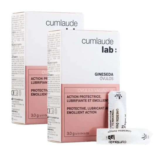 Cumlaude Lab Gineseda Vaginal-Schutz-Eizellen, Packung mit 2 x 10 Stück