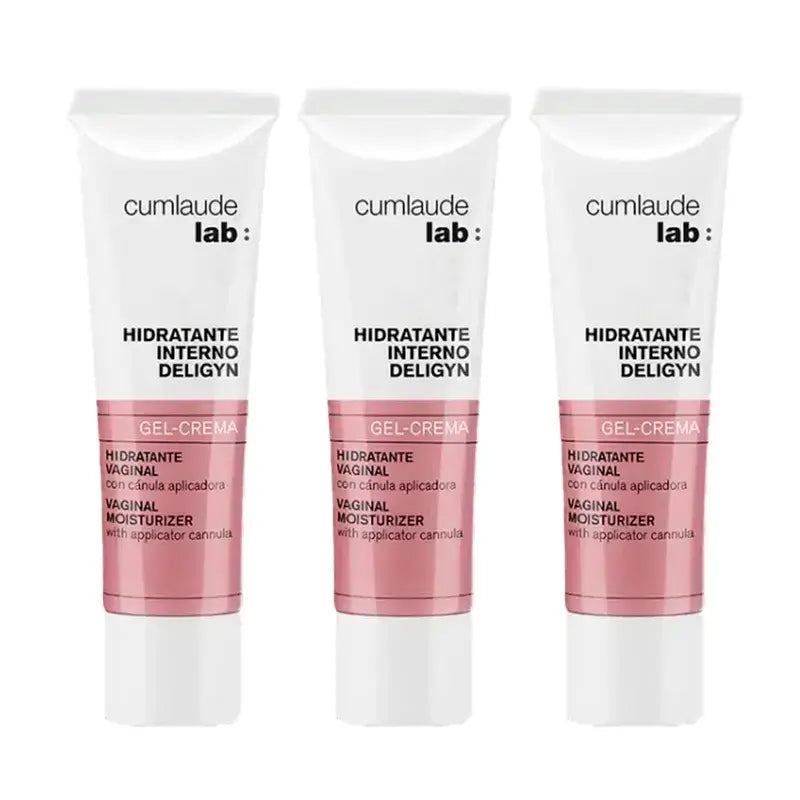 Cumlaude Lab Deligyn Interne Feuchtigkeitsspendende Gel-Creme, Packung 3 x 30 ml