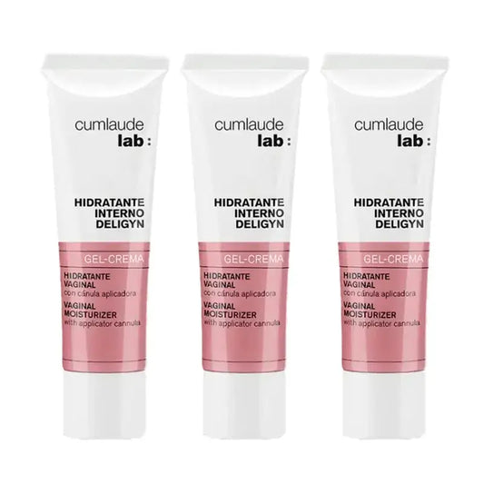 Cumlaude Lab Deligyn Interne Feuchtigkeitsspendende Gel-Creme, Packung 3 x 30 ml