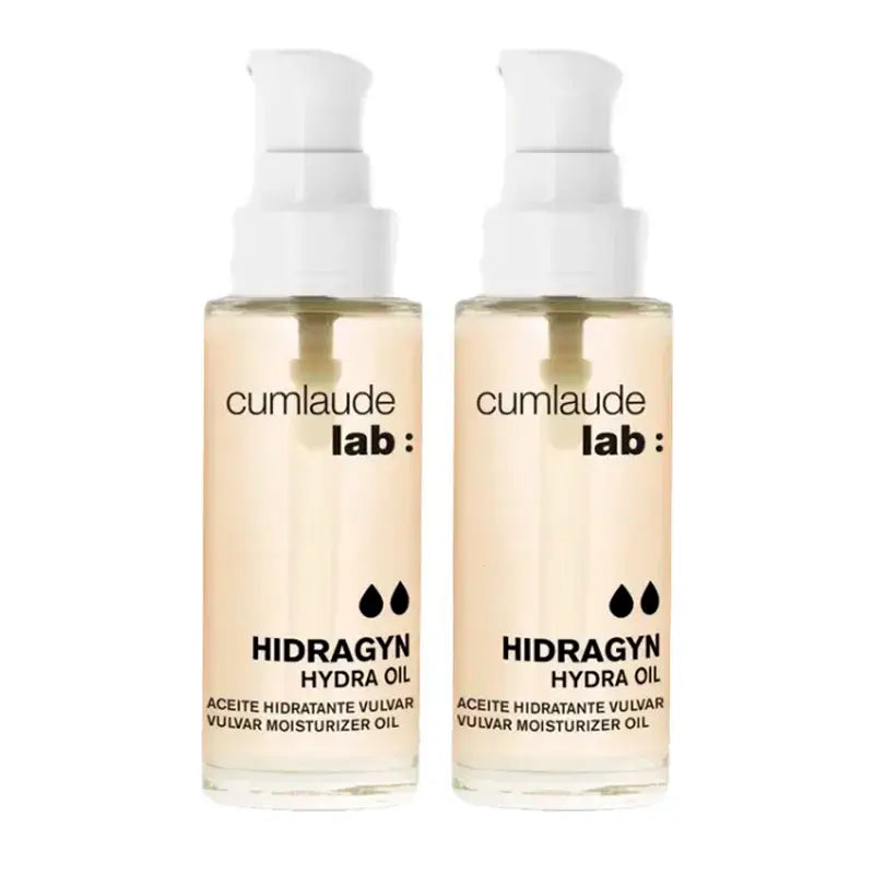 Cumlaude Lab Hydra Oil Feuchtigkeitsöl für die Vulva, Packung 2 x 30 ml