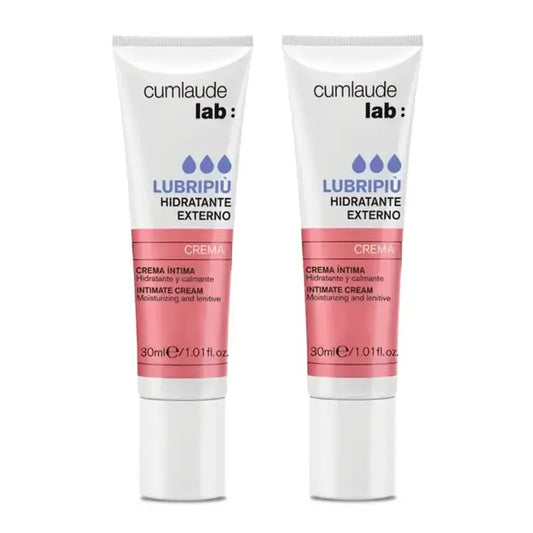 Cumlaude Lab Lubripiù Feuchtigkeitscreme für die Vulva, Packung 2 x 30 ml