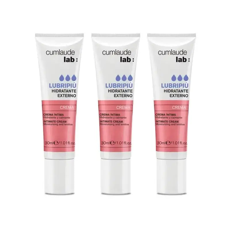 Cumlaude Lab Lubripiù Feuchtigkeitscreme für die Vulva, Packung 3 x 30 ml