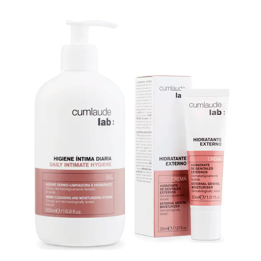 Cumlaude Lab Intim-Hygiene-Pack 500 ml + Externe Feuchtigkeitscreme 30 ml