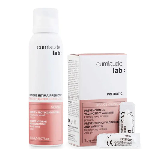 Cumlaude Lab Intimhygiene Pack Prebiotic Mousse 150 ml + Prebiotic Eggs , 10 Einheiten