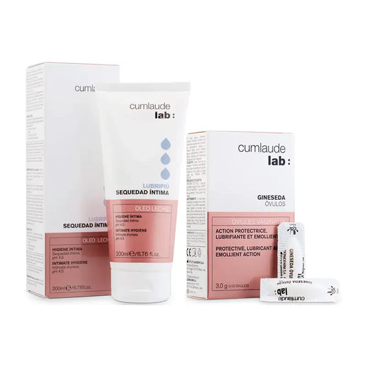 Cumlaude Lab Pack Lubripiù Intim Creme 200 ml + Gineseda Eizellen 10 Einheiten