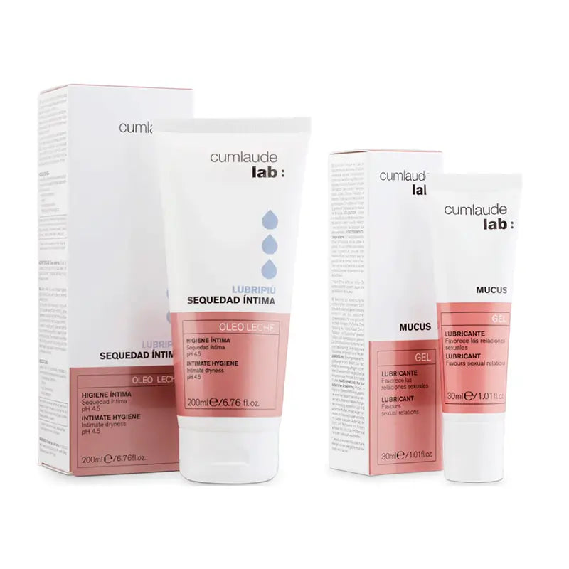 Cumlaude Lab Pack Lubripiù Intim-Creme 200 ml + Schleim-Gleitmittel 30 ml