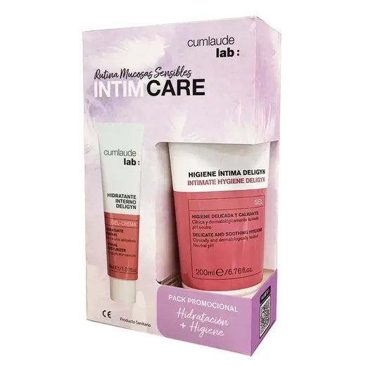 Cumlaude Lab Menopause Pack Deligyn Intimhygiene 200Ml + Interne Feuchtigkeitscreme 30Ml