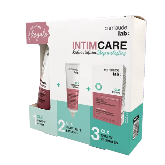Cumlaude Lab Pack Stop Discomfort Clx External Moisturiser 30 Ml + Clx Ovule + Intimhygiene Geschenk 100 Ml