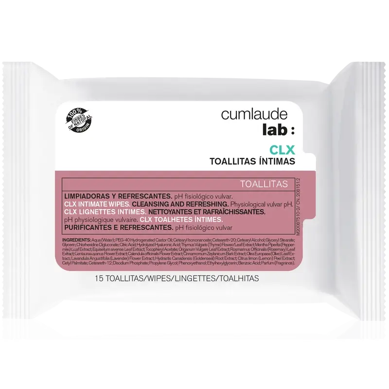 Cumlaude Lab Intimtücher Clx, 15 Stück