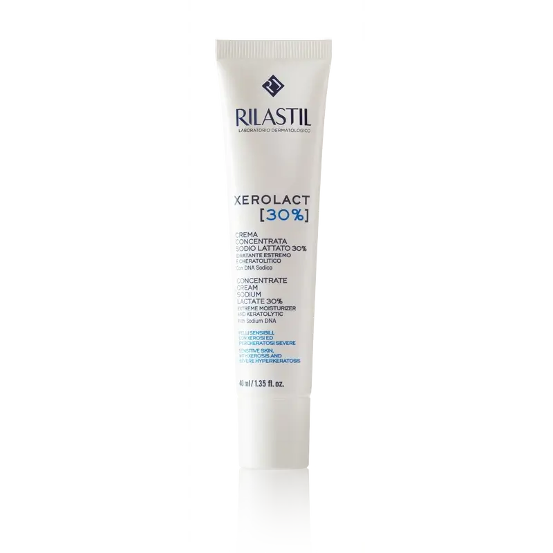 Rilastil Xerolact 30 Feuchtigkeitsspendendes und peelendes Gel-Öl 40 ml