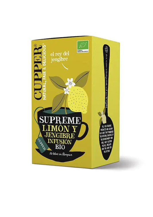 Cupper Infusion Ingwer Supreme Bio, 20 Beutel
