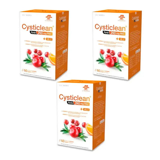 Cysticlean Forte 240 Mg Pac Pack 3 x 60 Kapseln