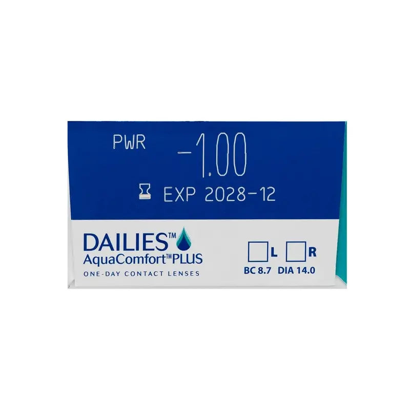 Dailies AquaComfort Plus Sphärische Tageslinsen, 30 Stück
