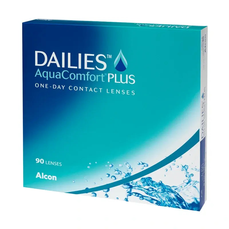 Dailies AquaComfort Plus Sphärische Tageslinsen, 90 Stück