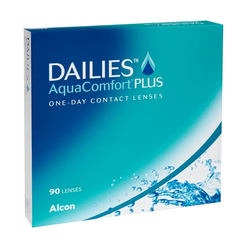 Dailies AquaComfort Plus Sphärische Tageslinsen, 90 Stück
