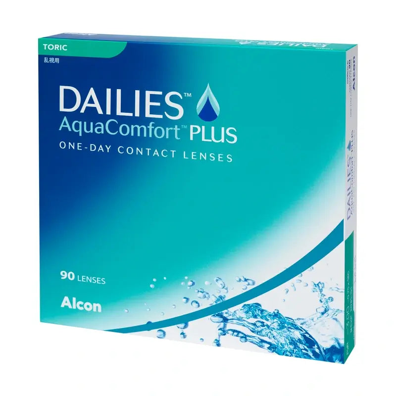 Dailies AquaComfort Plus Torische Tageslinsen, 90 Stück