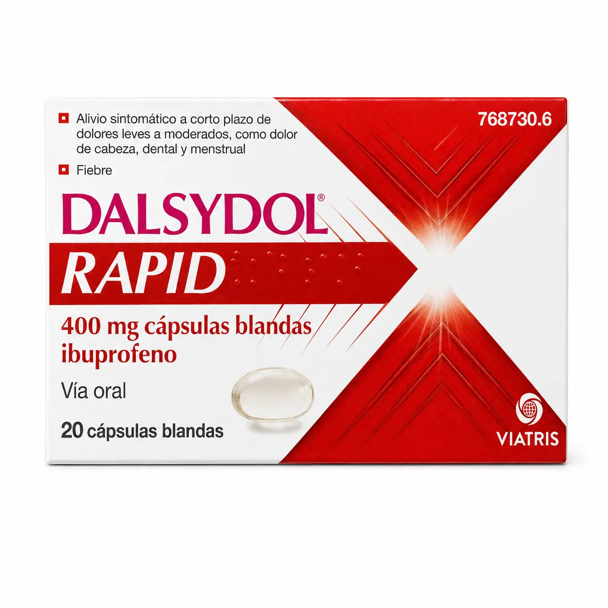 Dalsydol Rapid 400 mg, 20 Weichkapseln