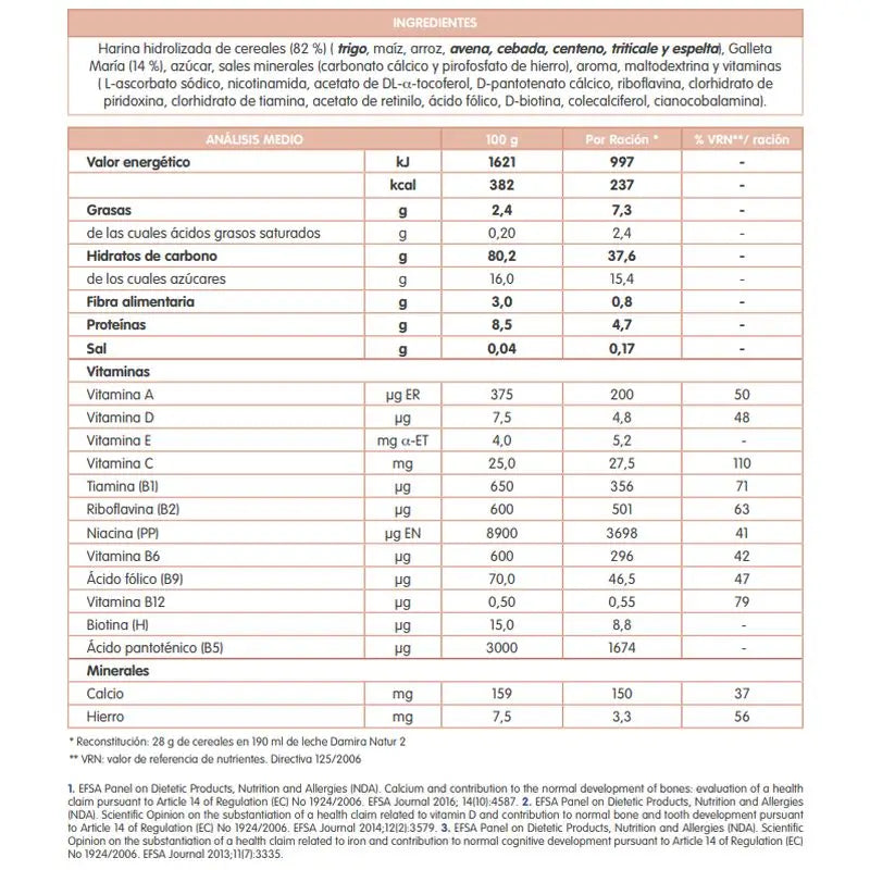 Damira Multicereal mit Keksen, 600 g